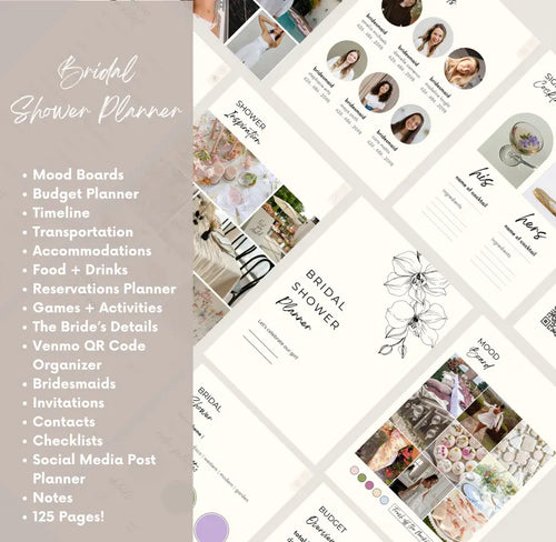 Bridal Shower Planner and Planning Tips
