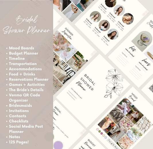 Bridal Shower Planner and Planning Tips