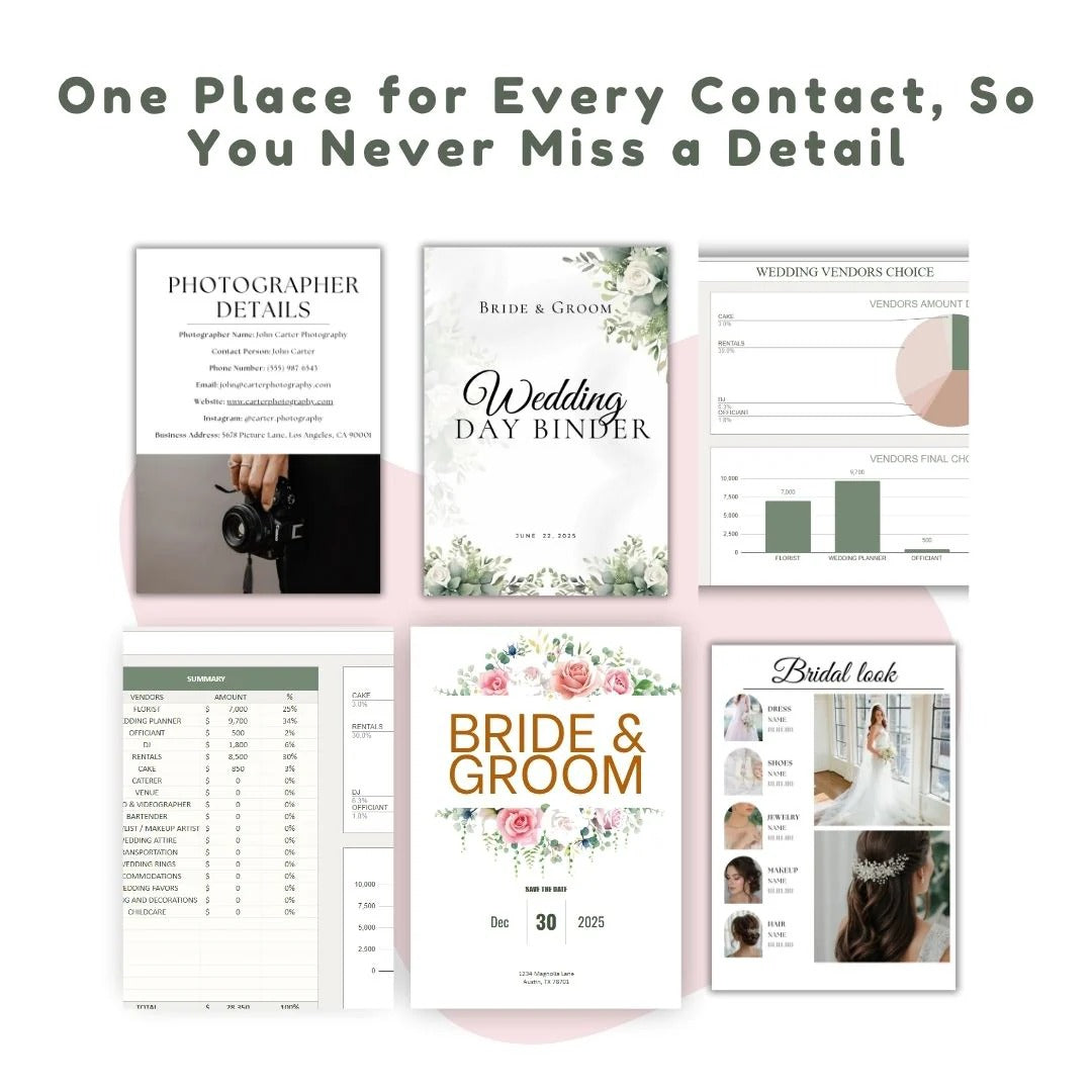 The Ultimate Wedding Planner Bundle