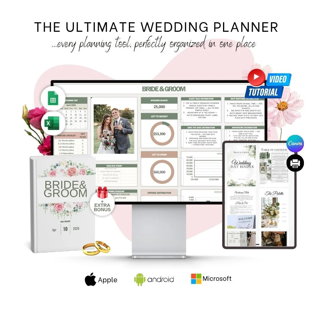The Ultimate Wedding Planner Bundle