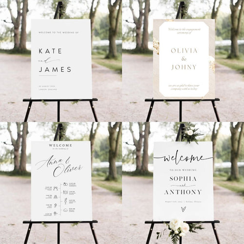 Wedding Welcome Guest Poster