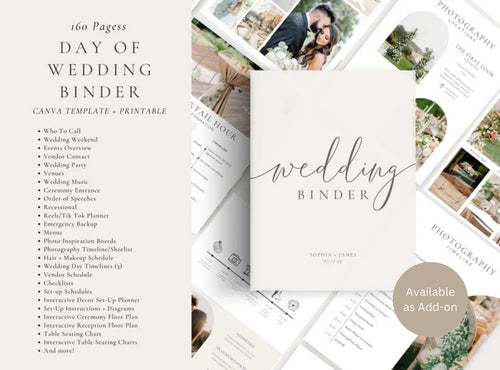 Day of Wedding Binder