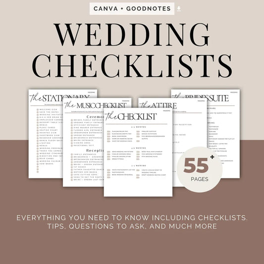 Wedding Checklist Printable